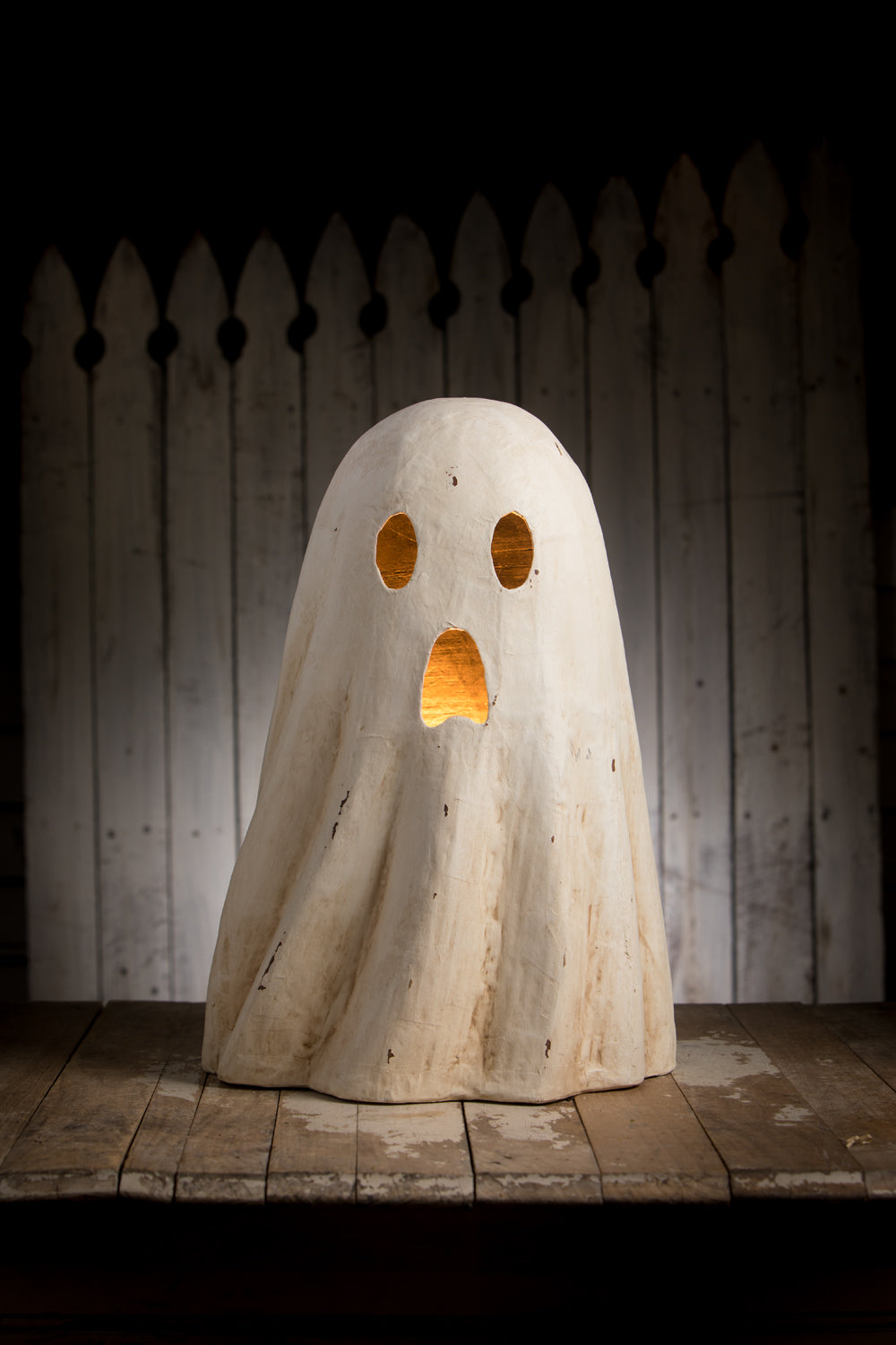Ghost Luminary Large Paper Mache Bethany Lowe Designs, Inc. Ghost Luminary Large Paper Mache Bonjour Fete - Party Supplies