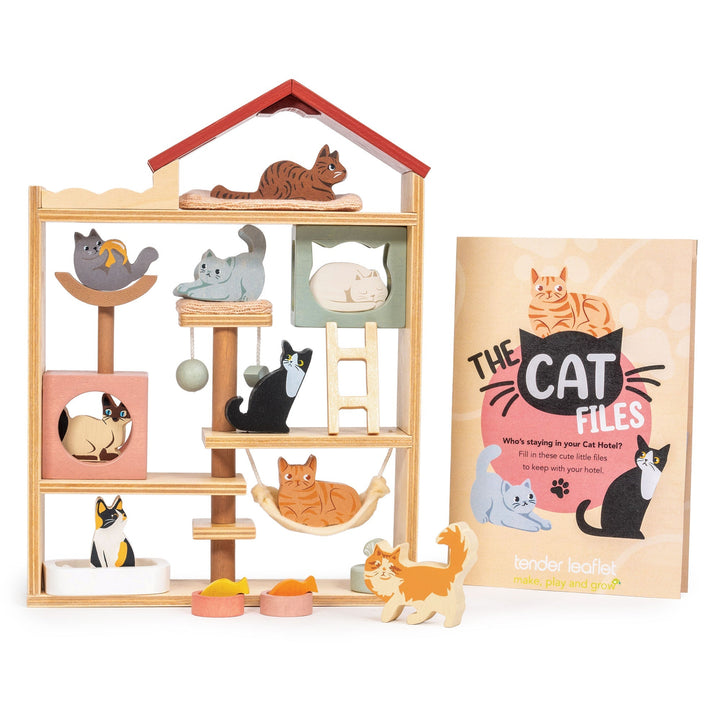 Purrfect Stay Cat Hotel Tender Leaf Purrfect Stay Cat Hotel Bonjour Fete - Party Supplies