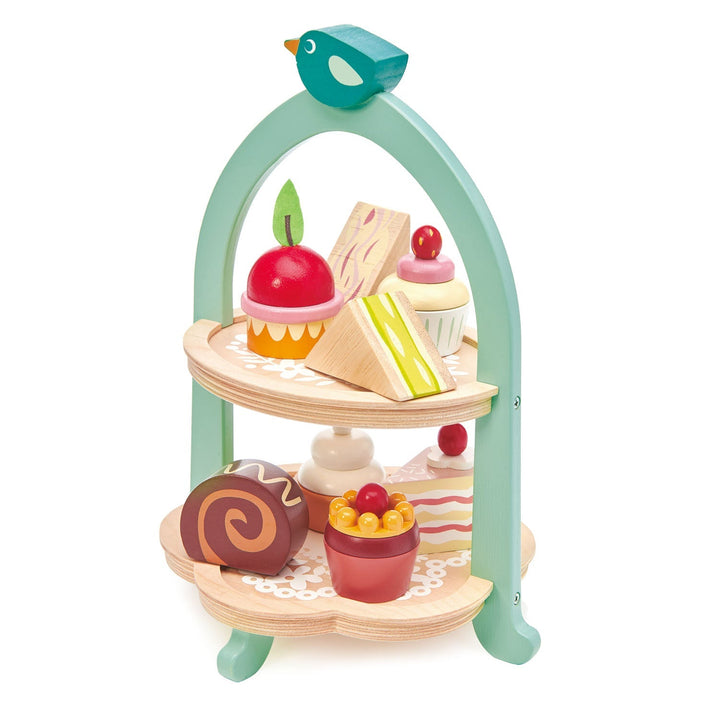 Birdie Afternoon Tea Stand Tender Leaf Birdie Afternoon Tea Stand Bonjour Fete - Party Supplies