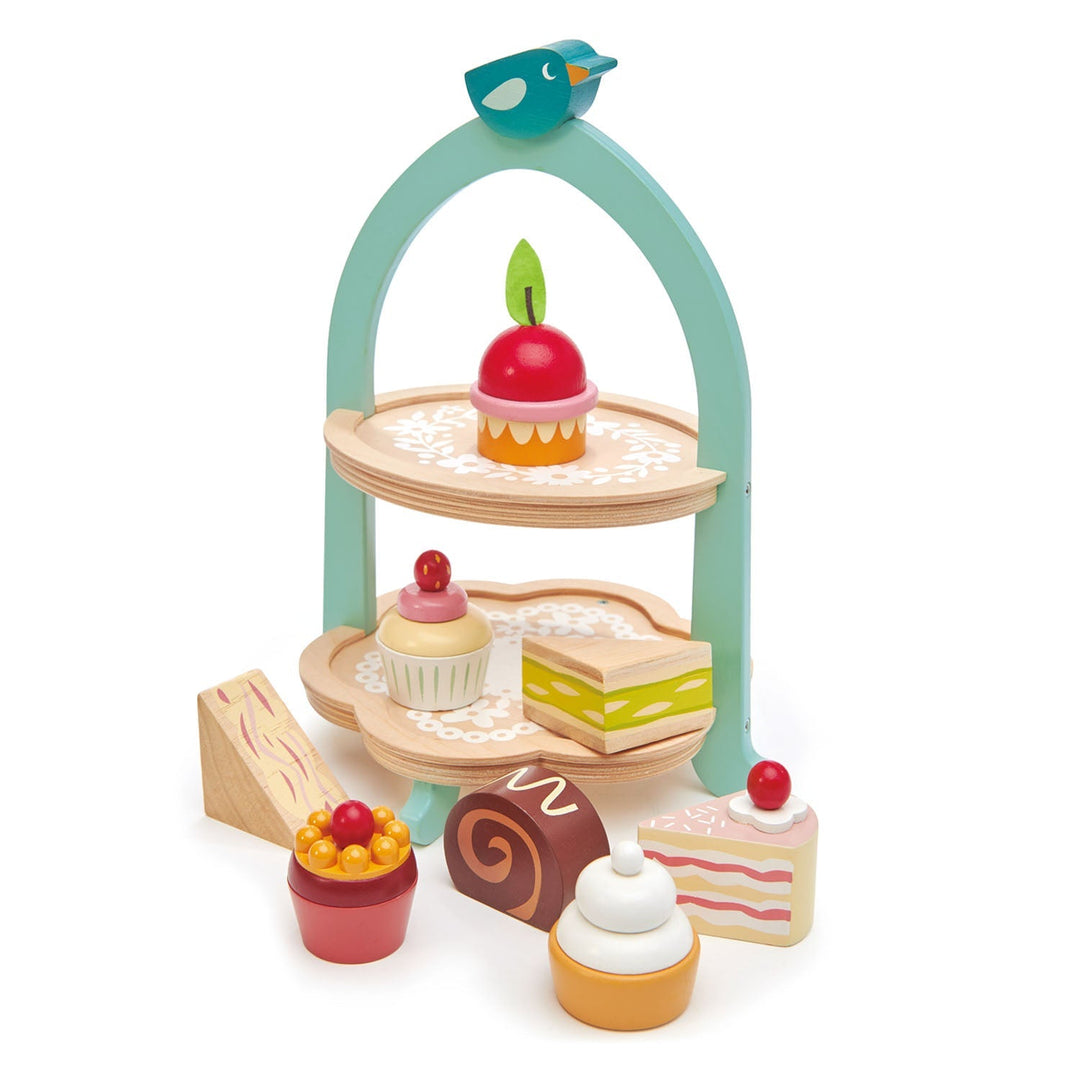 Birdie Afternoon Tea Stand Tender Leaf Birdie Afternoon Tea Stand Bonjour Fete - Party Supplies