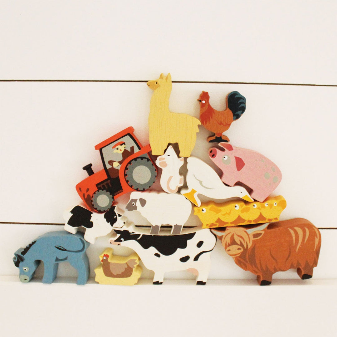 Farmyard Animals Tender Leaf Farmyard Animals Bonjour Fete - Party Supplies