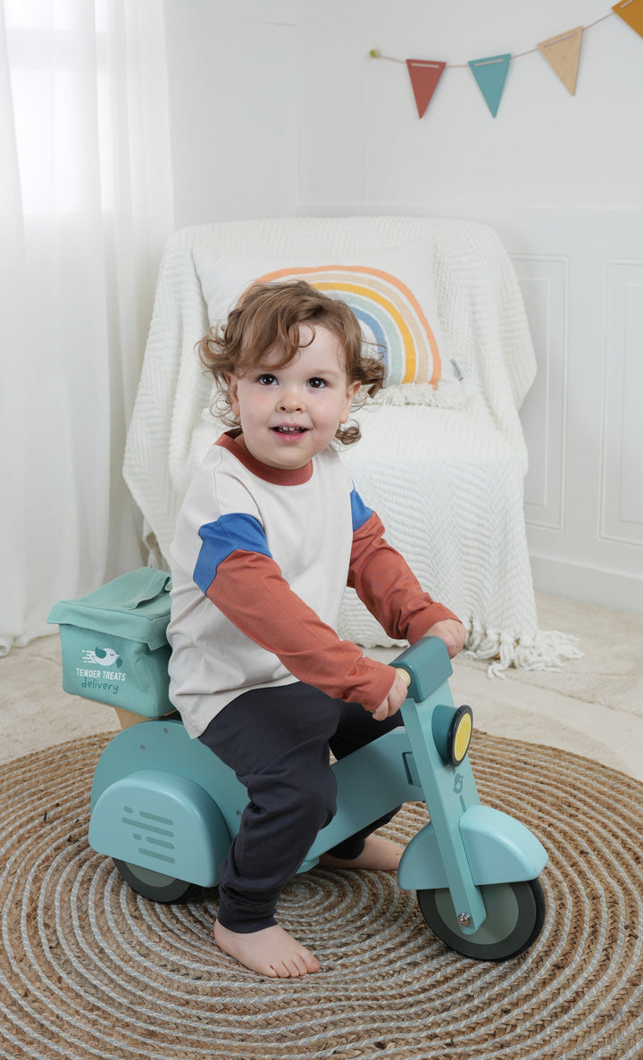 Delivery Scooter Tender Leaf Delivery Scooter Bonjour Fete - Party Supplies