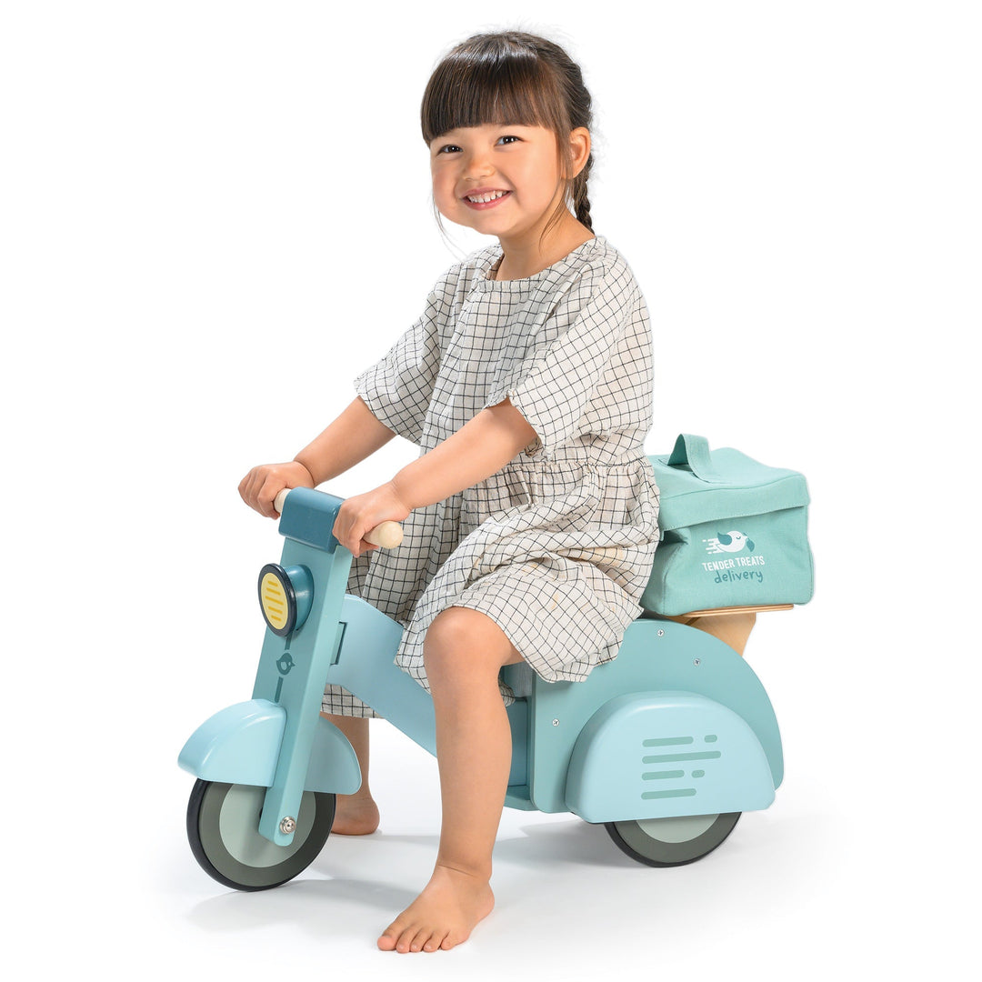 Delivery Scooter Tender Leaf Delivery Scooter Bonjour Fete - Party Supplies
