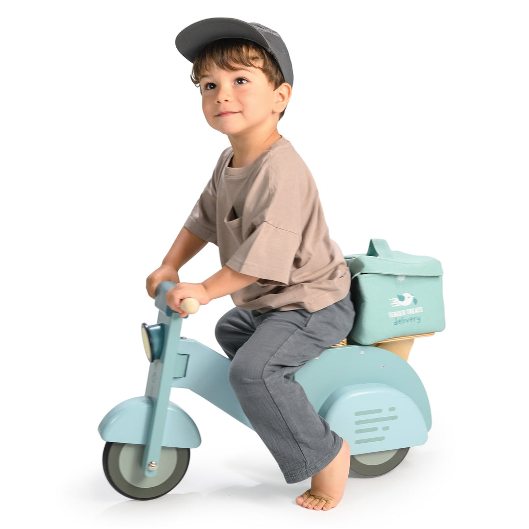 Delivery Scooter Tender Leaf Delivery Scooter Bonjour Fete - Party Supplies