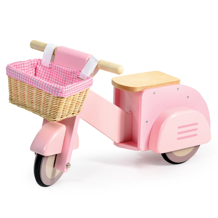 Scooter with Basket Tender Leaf Scooter with Basket Bonjour Fete - Party Supplies