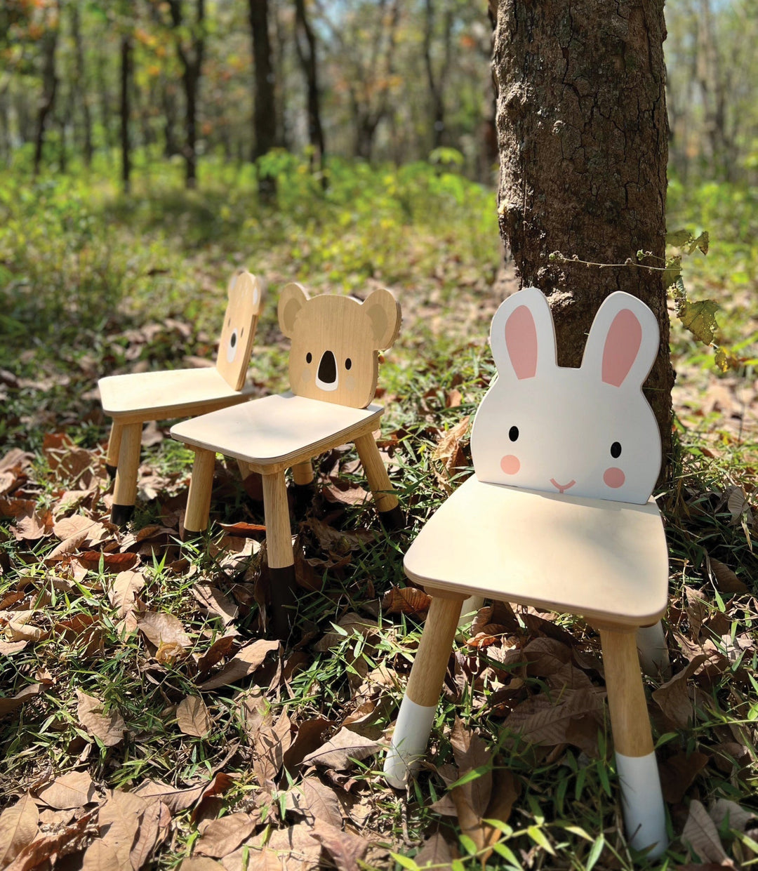 Forest Rabbit Chair Tender Leaf Forest Rabbit Chair Bonjour Fete - Party Supplies