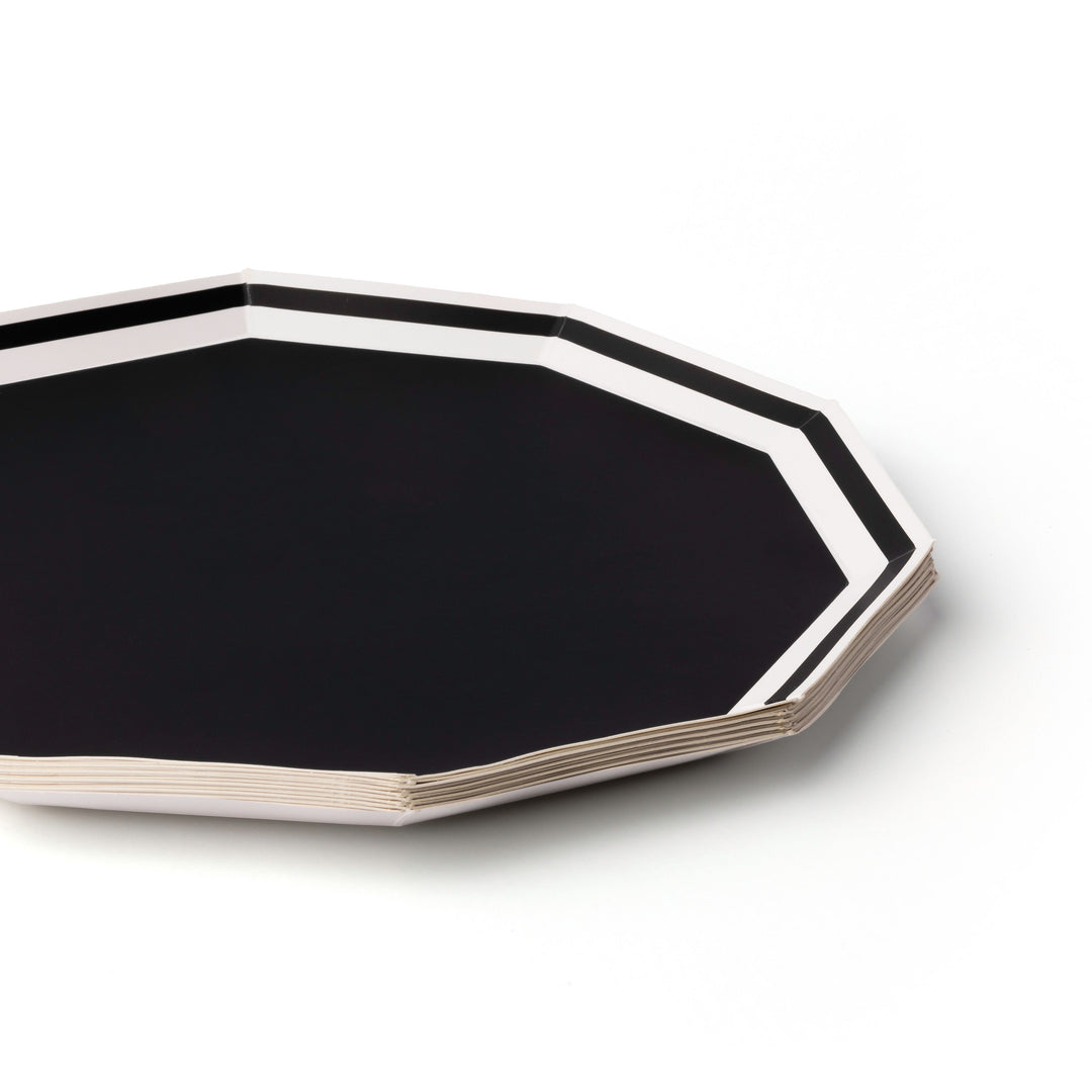 TARGET DECAGON DINNER PLATES Bonjour Fete Plates TARGET DECAGON DINNER PLATES Bonjour Fete - Party Supplies