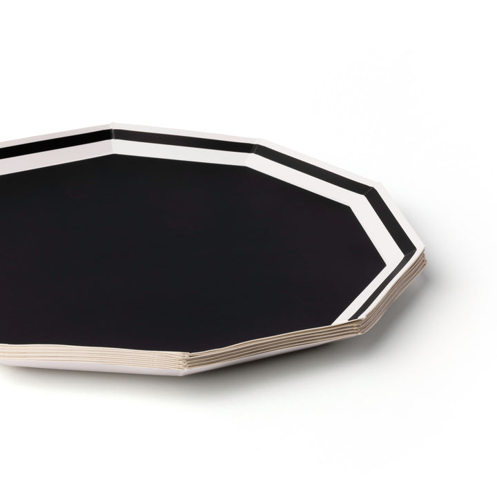 TARGET DECAGON DINNER PLATES Bonjour Fete Plates TARGET DECAGON DINNER PLATES Bonjour Fete - Party Supplies