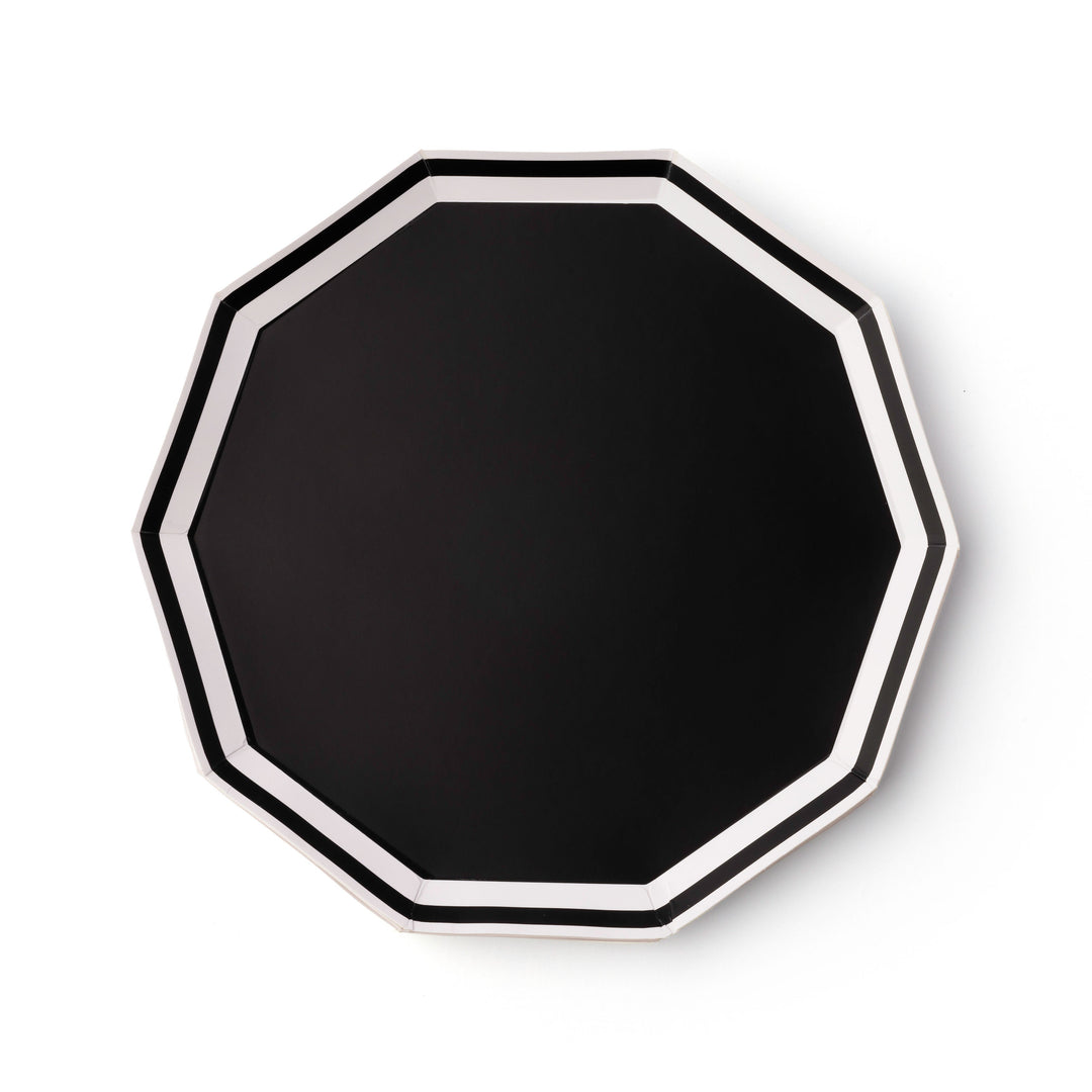 TARGET DECAGON DINNER PLATES Bonjour Fete Plates TARGET DECAGON DINNER PLATES Bonjour Fete - Party Supplies