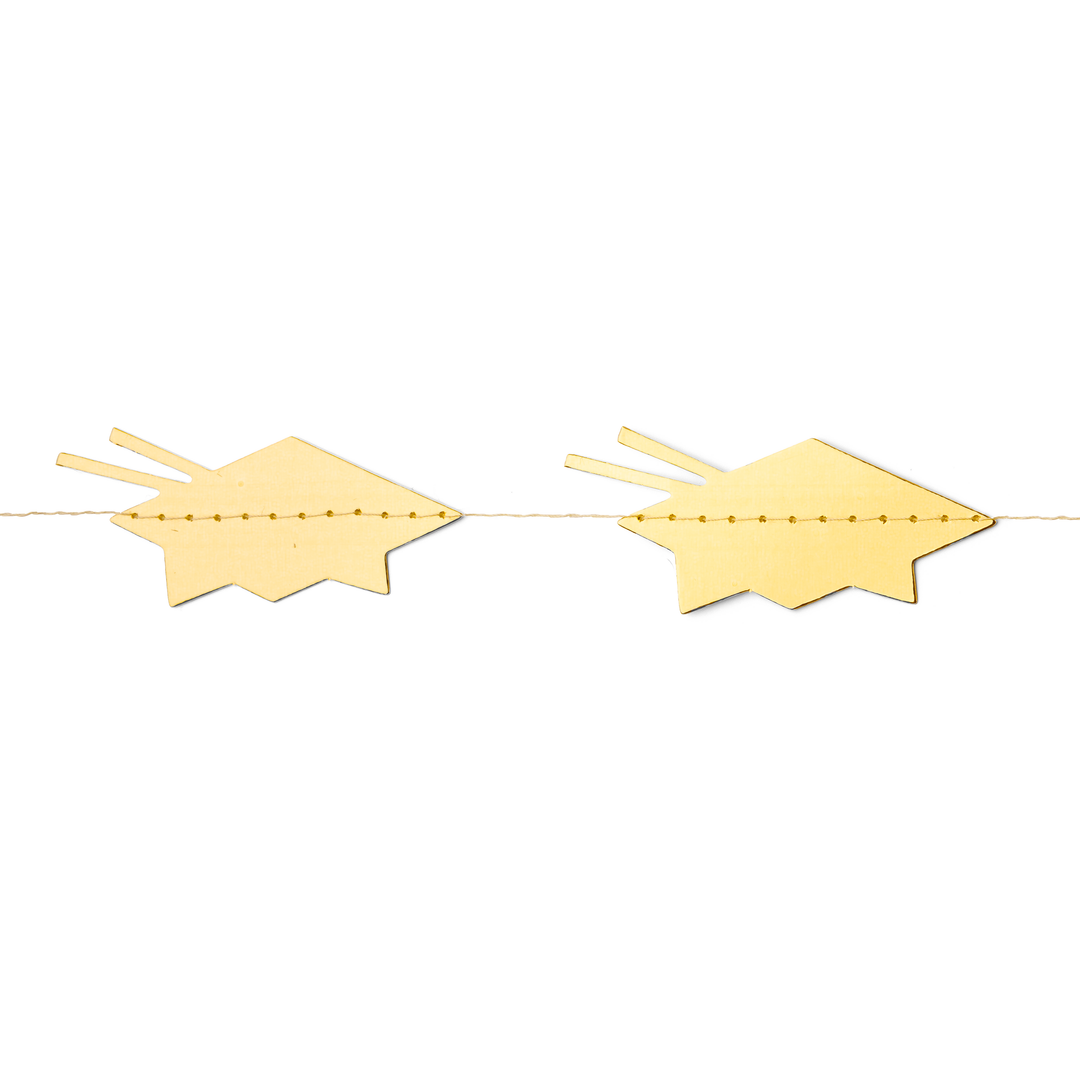 GRADUATION HAT GARLAND Bonjour Fete Garlands & Banners GRADUATION HAT GARLAND Bonjour Fete - Party Supplies