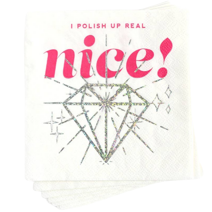 TAYLOR SWIFT BEJEWELED COCKTAIL NAPKINS Kitty Meow Boutique Napkins Bonjour Fete - Party Supplies