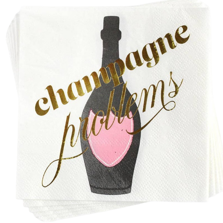 TAYLOR SWIFT CHAMPAGNE PROBLEMS COCKTAIL NAPKINS Kitty Meow Boutique Napkins Bonjour Fete - Party Supplies