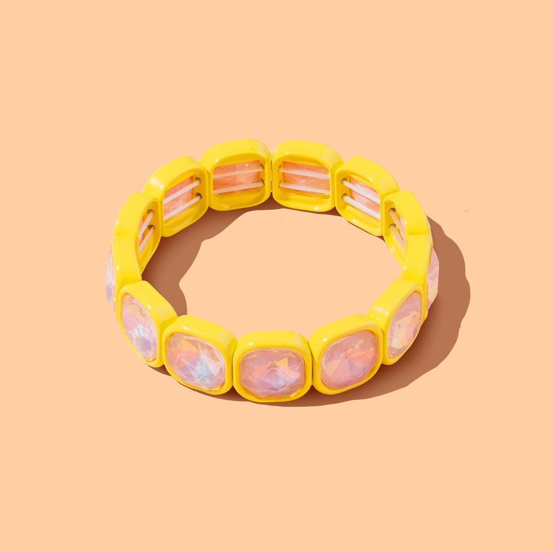 Elise Bracelet Taylor Elliott Designs 04 - Jewelry Yellow Elise Bracelet Bonjour Fete - Party Supplies