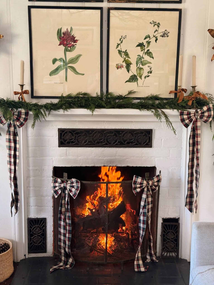 IDYLLWILD PLAID -  Multi Fabric Bow Heather Taylor Home simple IDYLLWILD PLAID -  Multi Fabric Bow Bonjour Fete - Party Supplies