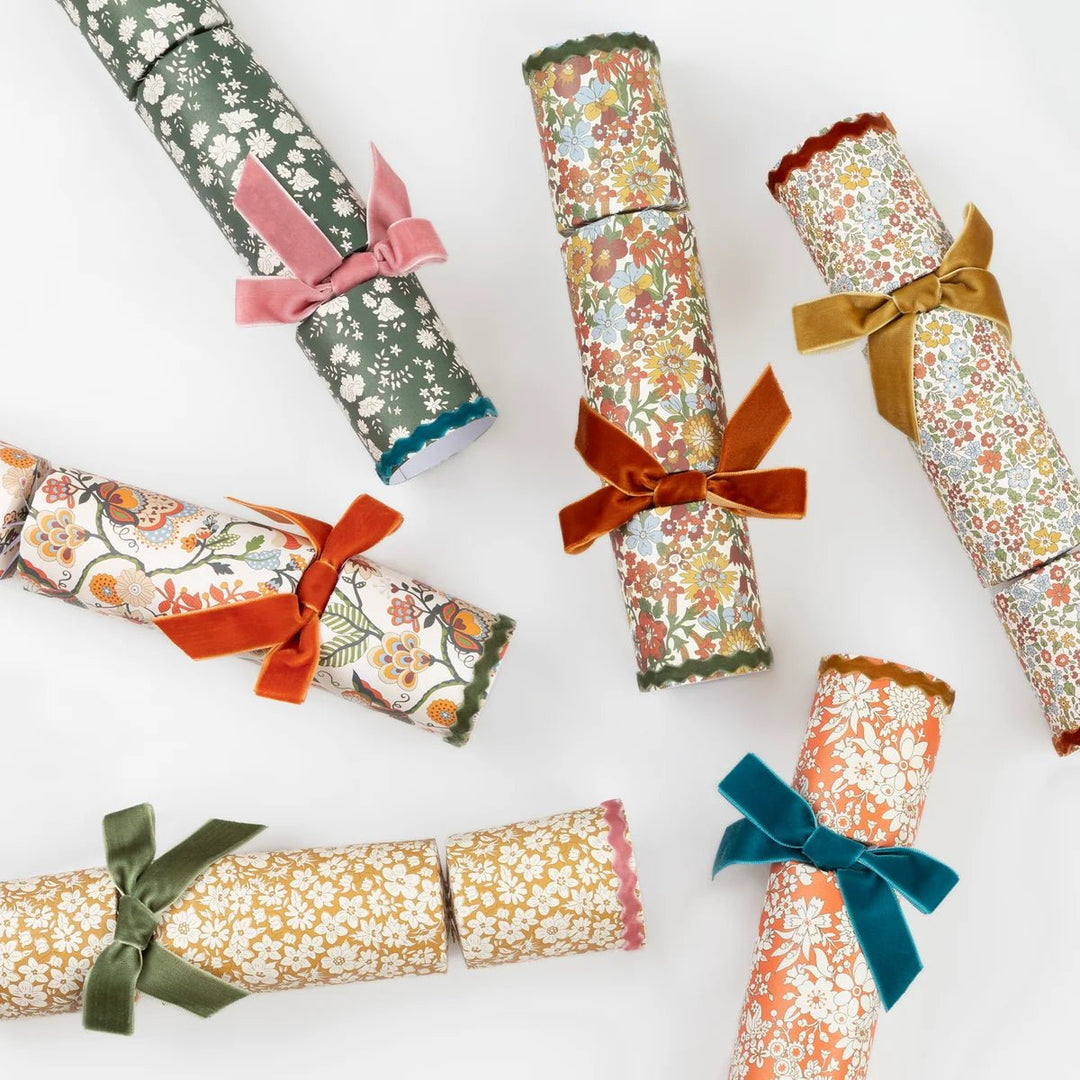 Meri Meri X Liberty Thanksgiving Crackers with Bows