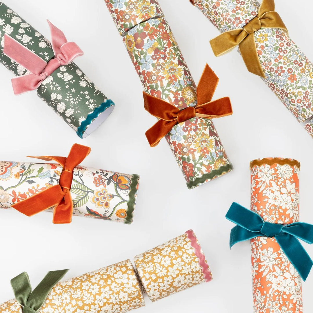 Meri Meri X Liberty Thanksgiving Crackers with Bows