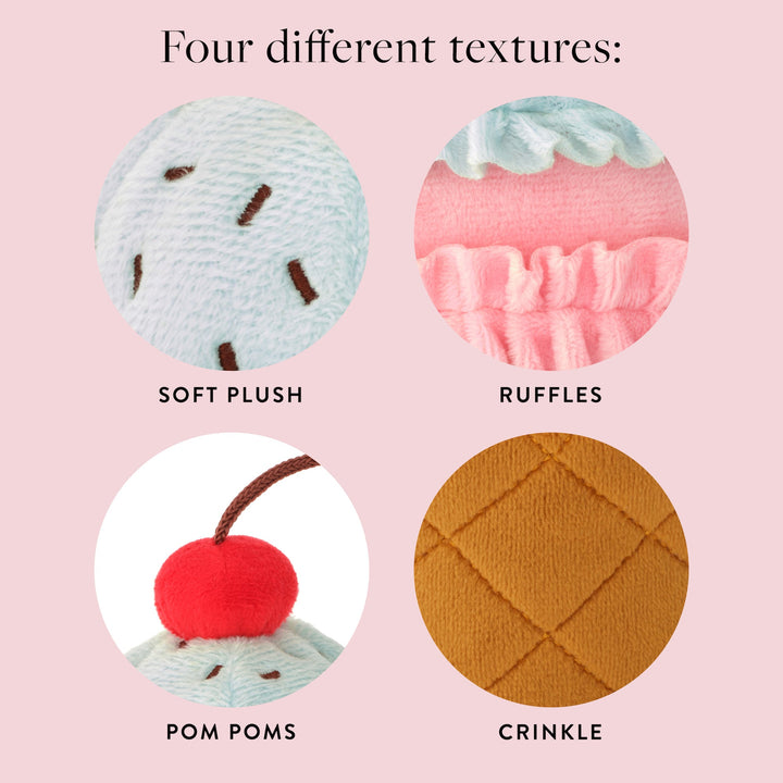 Ice Cream Interactive Snuffle Dog Toy - Bonjour Fête 