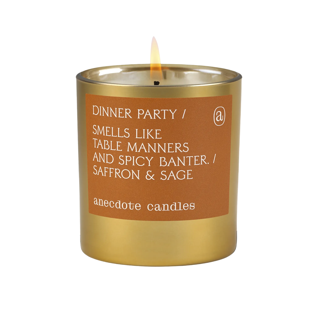Dinner Party Anecdote Candles candles Tumbler Dinner Party Bonjour Fete - Party Supplies