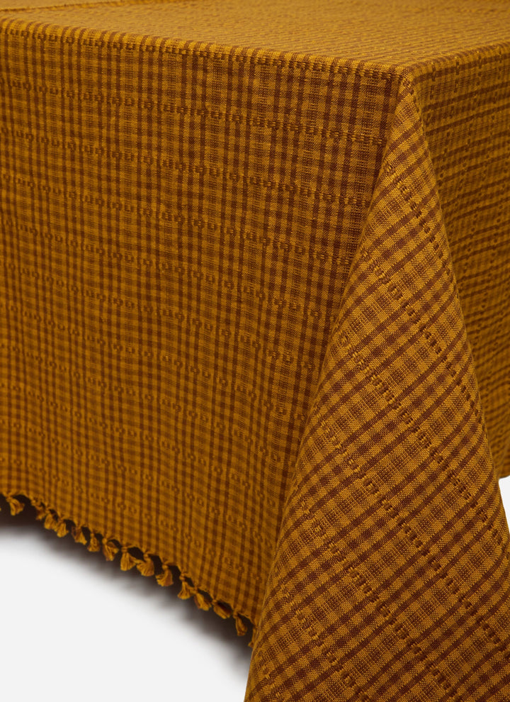 SOHO - Two Toned Amber Tablecloth Heather Taylor Home variable Large SOHO - Two Toned Amber Tablecloth Bonjour Fete - Party Supplies