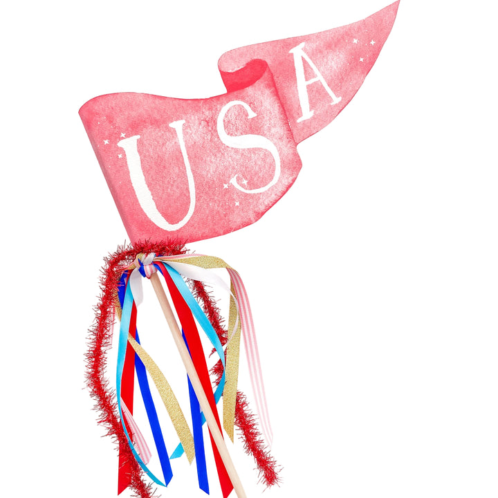 USA Party Pennant Cami Monet Party Pennants USA Party Pennant Bonjour Fete - Party Supplies