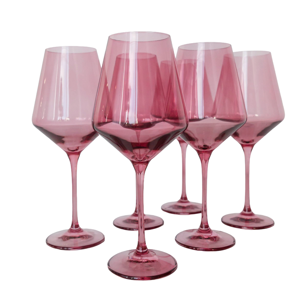 ROSE WINE GLASS SET - Bonjour Fête 