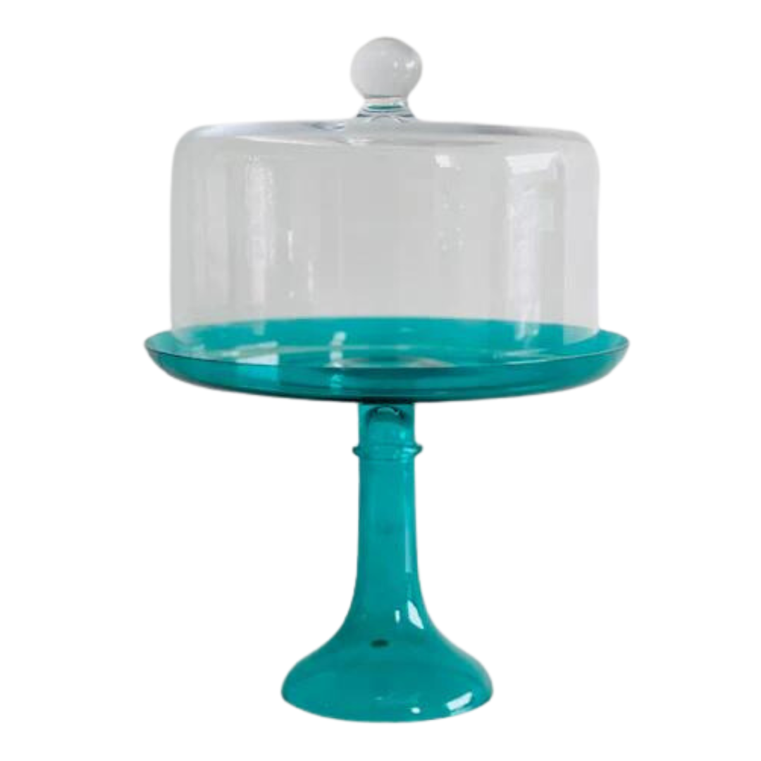 Estelle Cake Stand {Emerald Green} Estelle Colored Glass Cake Stand CAKE STAND Estelle Cake Stand {Emerald Green} Bonjour Fete - Party Supplies