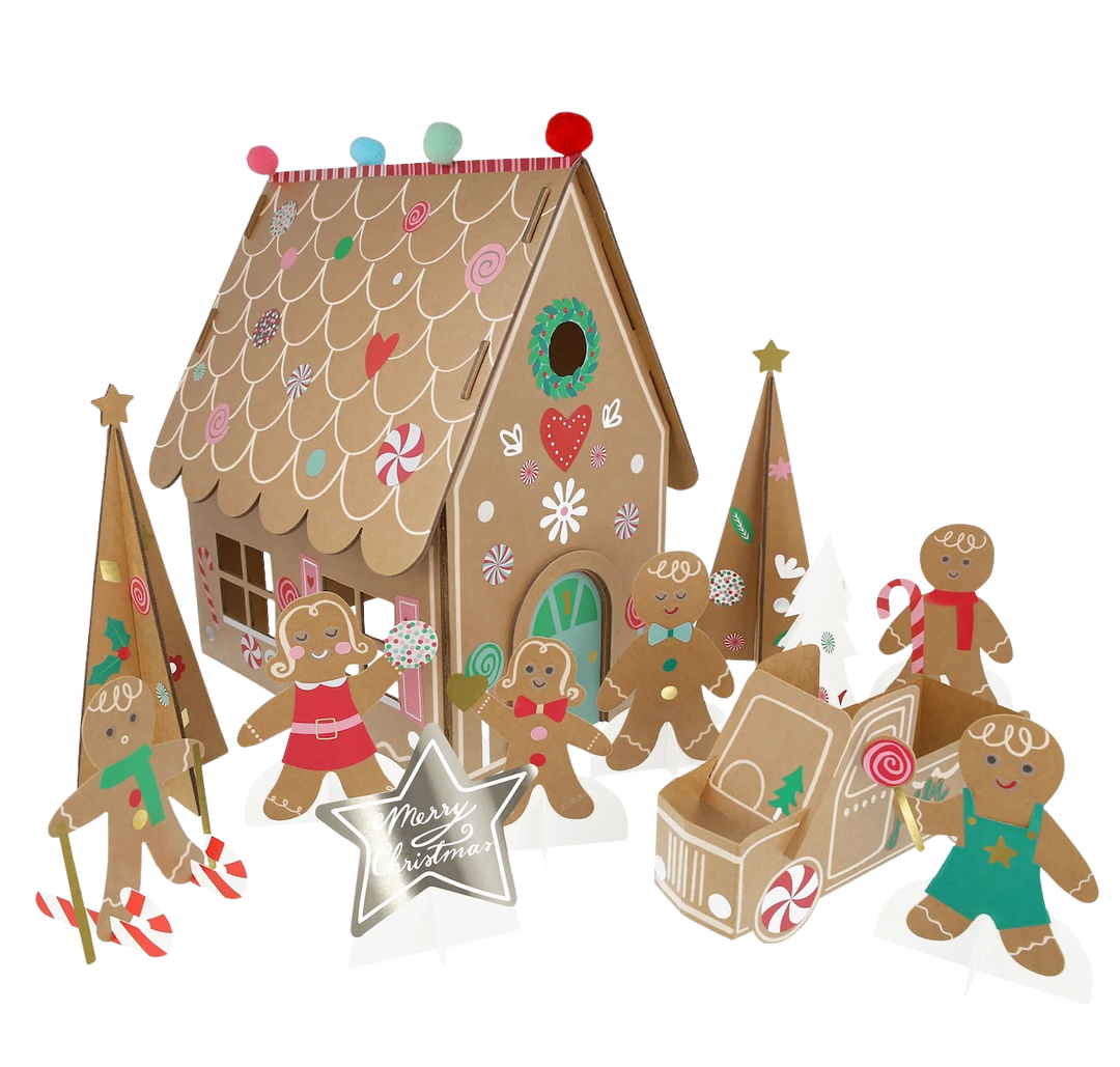GINGERBREAD STICKER ADVENT CALENDAR Meri Meri GINGERBREAD STICKER ADVENT CALENDAR Bonjour Fete - Party Supplies