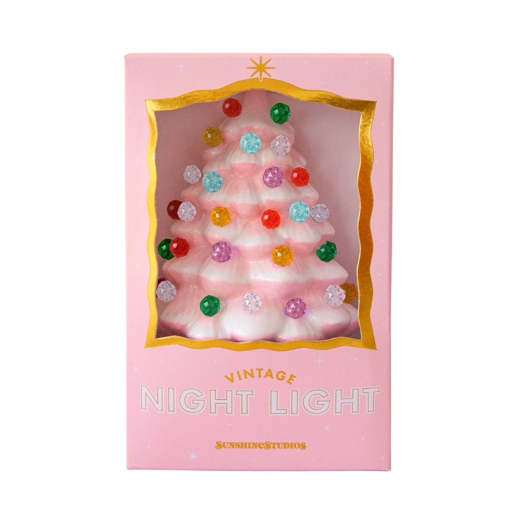 PINK VINTAGE TREE NIGHT LIGHT Sunshine Studios PINK VINTAGE TREE NIGHT LIGHT Bonjour Fete - Party Supplies