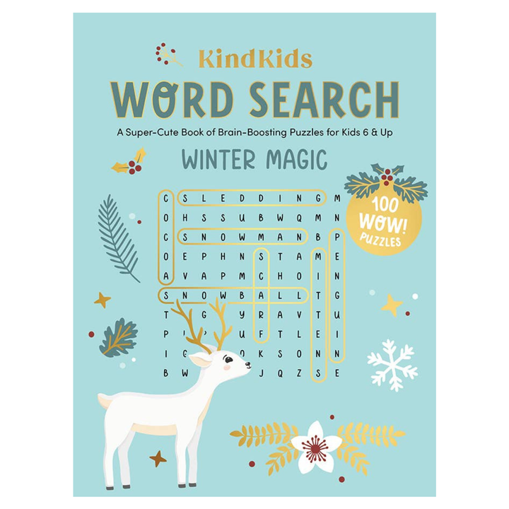 WINTER MAGIC WORD SEARCH BOOK Better Day Books WINTER MAGIC WORD SEARCH BOOK Bonjour Fete - Party Supplies