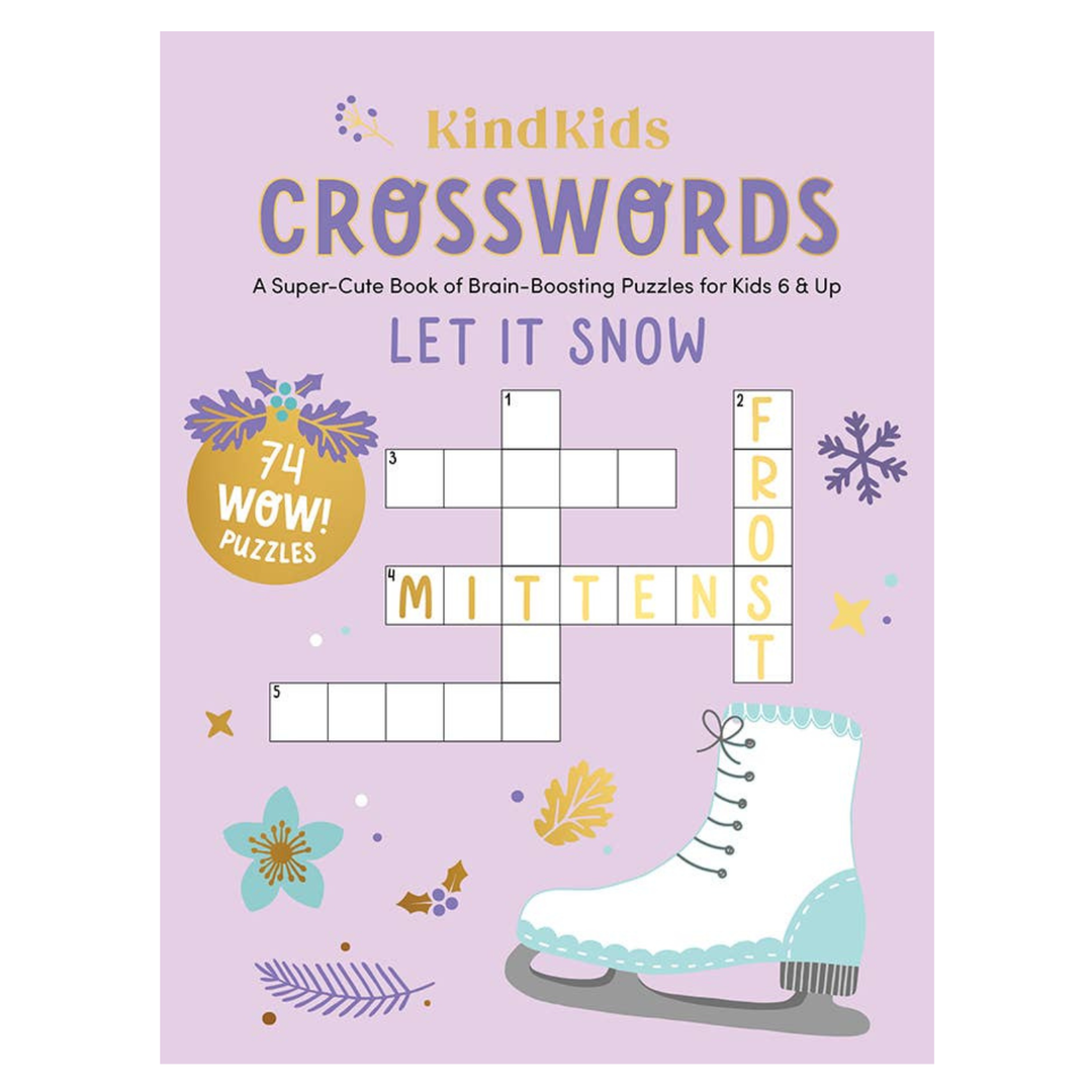 LET IT SNOW CROSSWORDS BOOK Better Day Books LET IT SNOW CROSSWORDS BOOK Bonjour Fete - Party Supplies