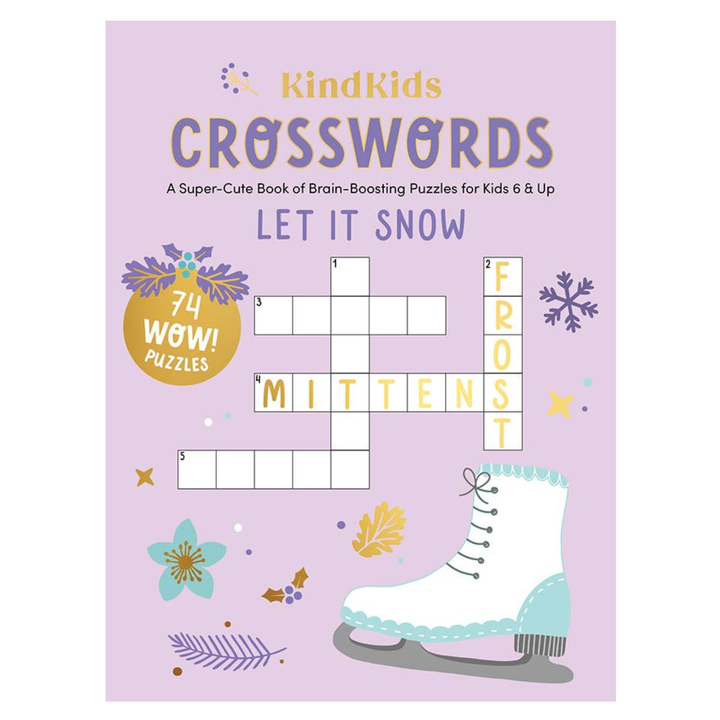 LET IT SNOW CROSSWORDS BOOK Better Day Books LET IT SNOW CROSSWORDS BOOK Bonjour Fete - Party Supplies