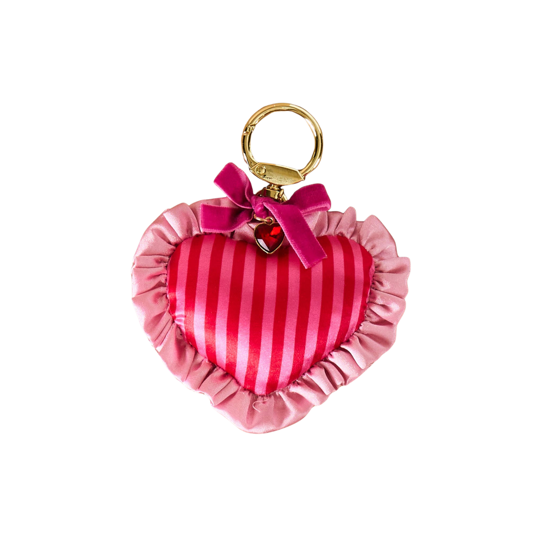 PUFFY HEART BAG CHARM The Darling Effect PUFFY HEART BAG CHARM Bonjour Fete - Party Supplies