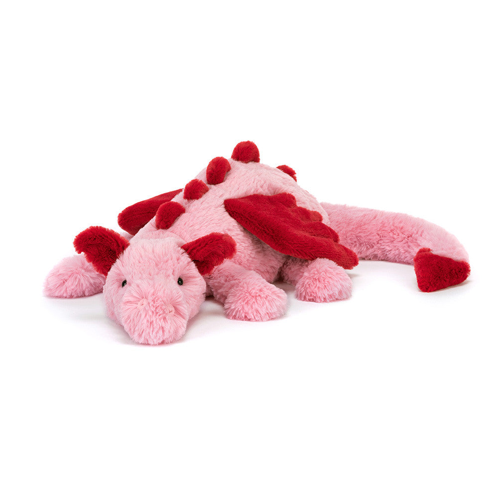 HEART DRAGON BY JELLYCAT Jellycat Dolls & Stuffed Animals HEART DRAGON BY JELLYCAT Bonjour Fete - Party Supplies