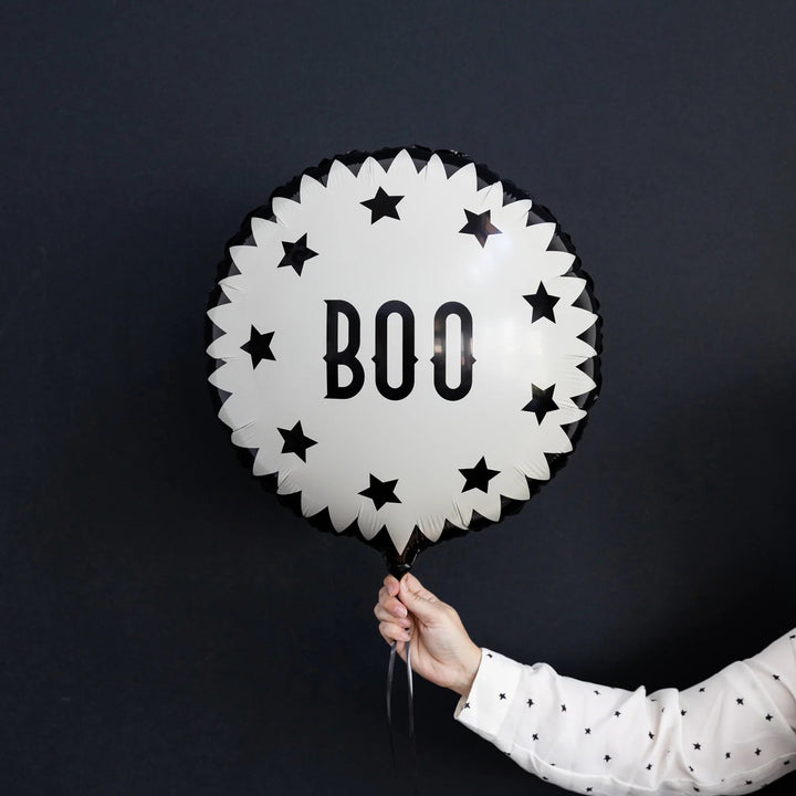Vintage Halloween Boo Foil Balloon