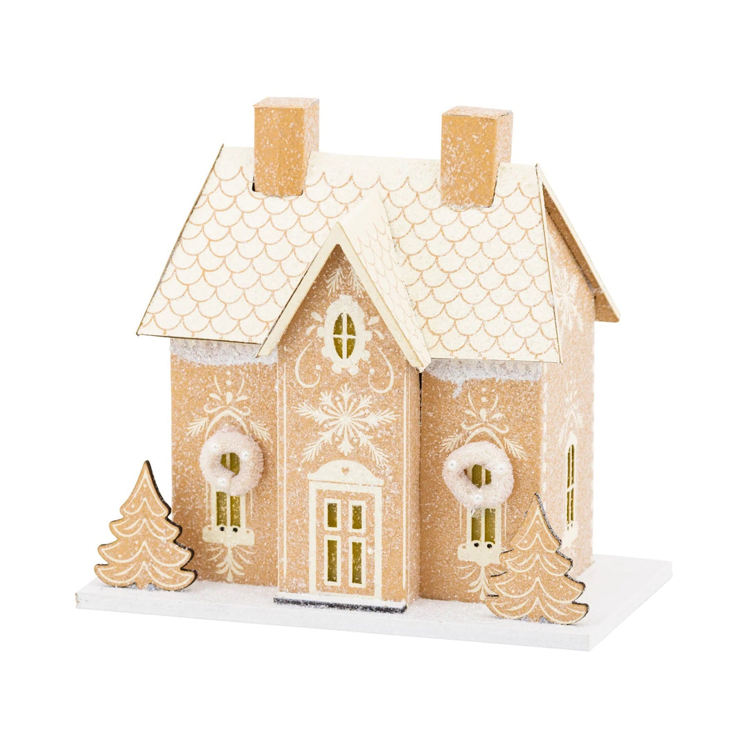 GINGERBREAD HOUSE My Mind’s Eye CHRISTMAS DECOR GINGERBREAD HOUSE Bonjour Fete - Party Supplies