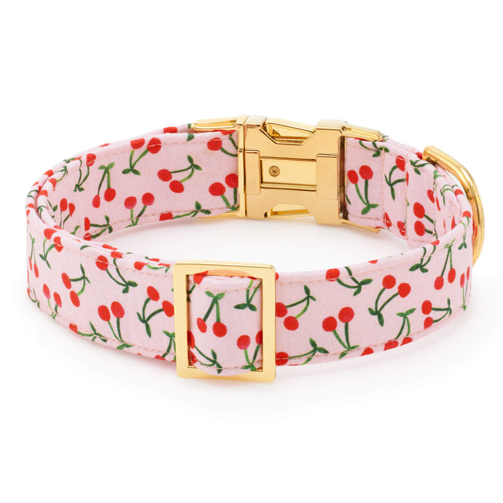 Cherry Jubilee Dog Collar - Bonjour Fête 