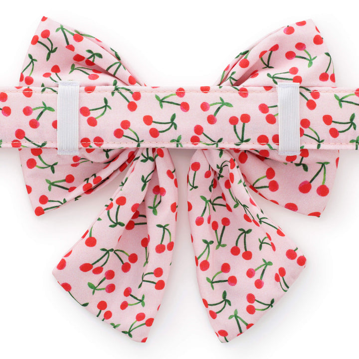 Cherry Jubilee Lady Bow Collar - Bonjour Fête 