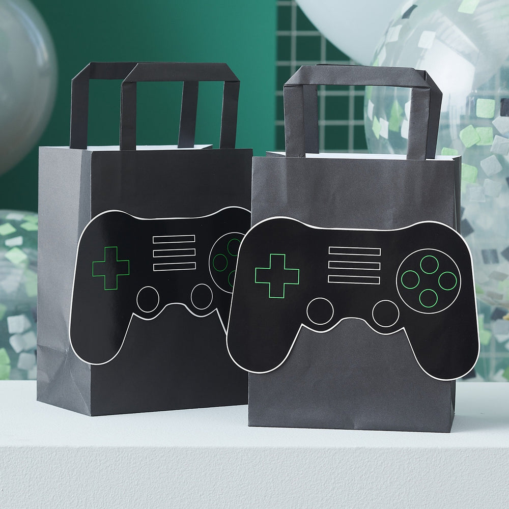 VIDEO GAME CONTROLLER PARTY BAG Ginger Ray UK Bonjour Fete - Party Supplies