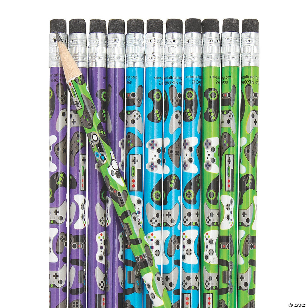 VIDEO GAME PENCILS Fun Express Bonjour Fete - Party Supplies