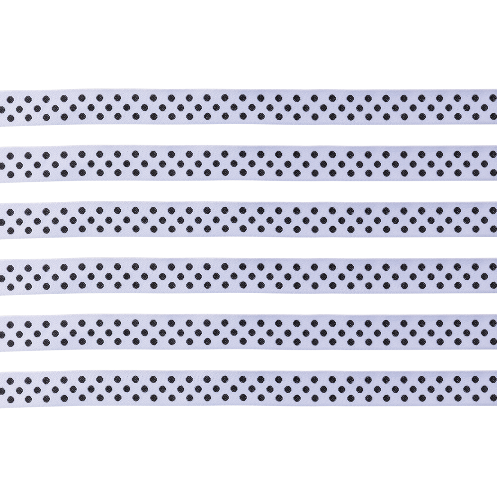 Black and White Polka Dot Double Sided Ribbon- Bonjour Fete Party Supplies