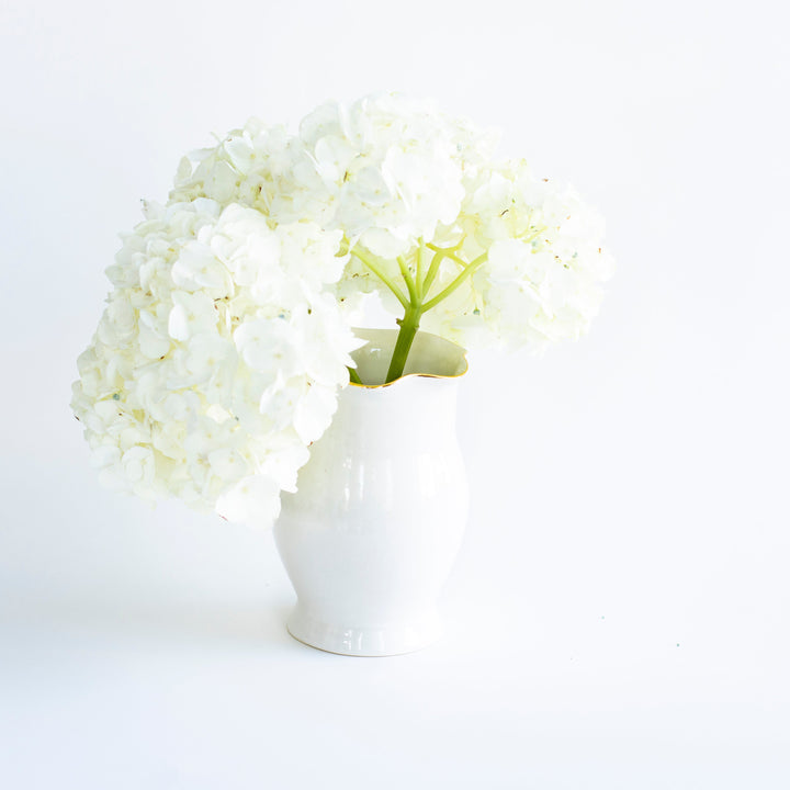 Wavy Amphora Vase