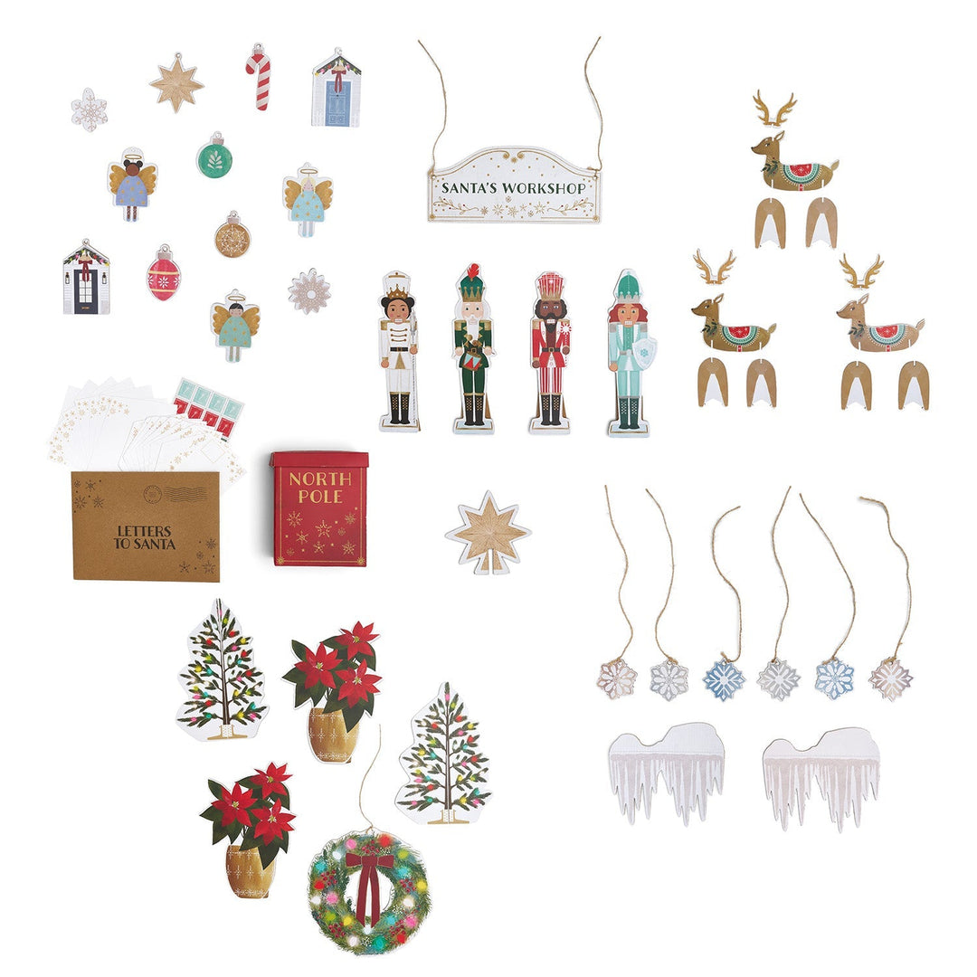 Make It Festive - Christmas Decor Kit Make It Cute, LLC Decor Kits Make It Festive - Christmas Decor Kit Bonjour Fete - Party Supplies