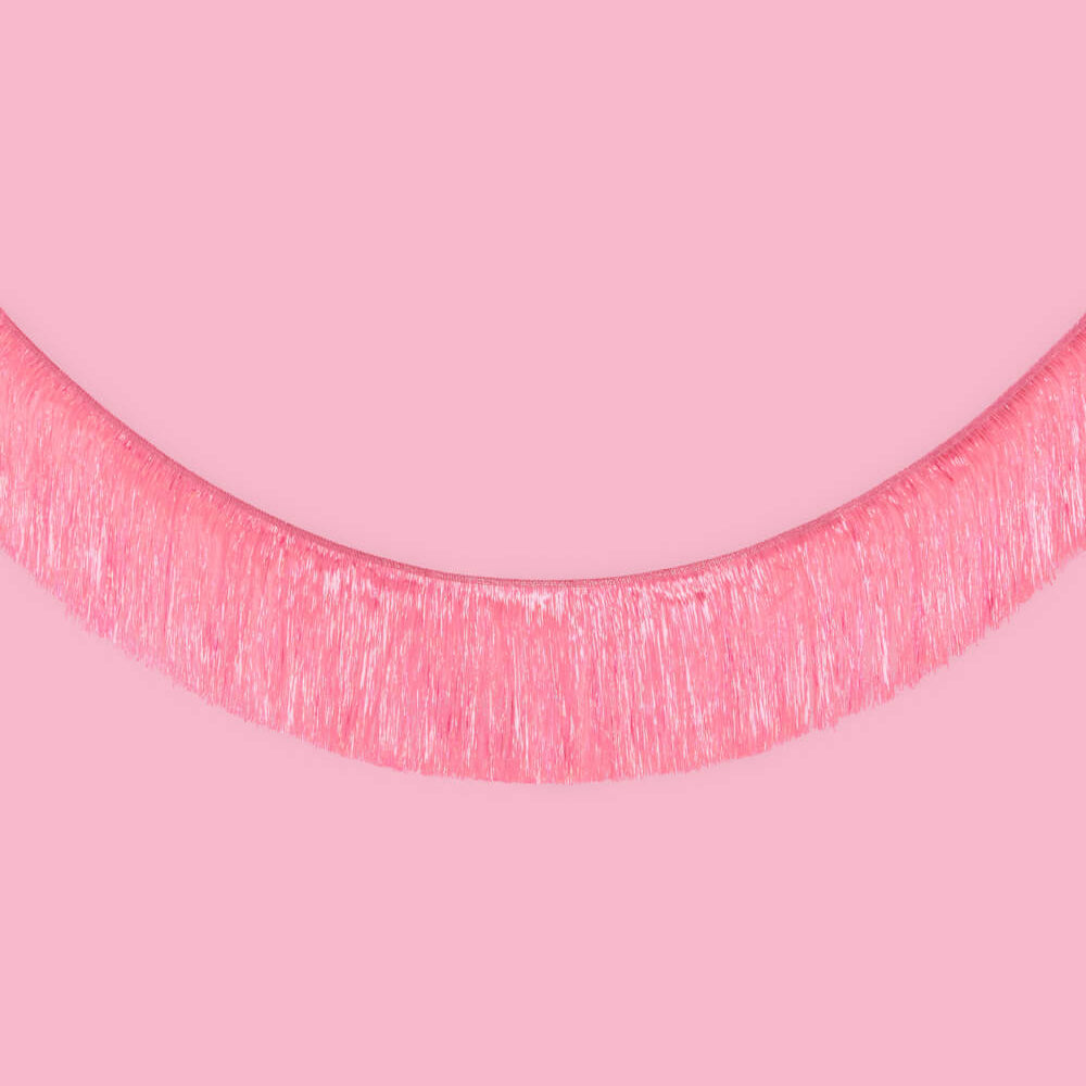 That's Hot Fringe - pink foil banner xo, Fetti Banners That's Hot Fringe - pink foil banner Bonjour Fete - Party Supplies