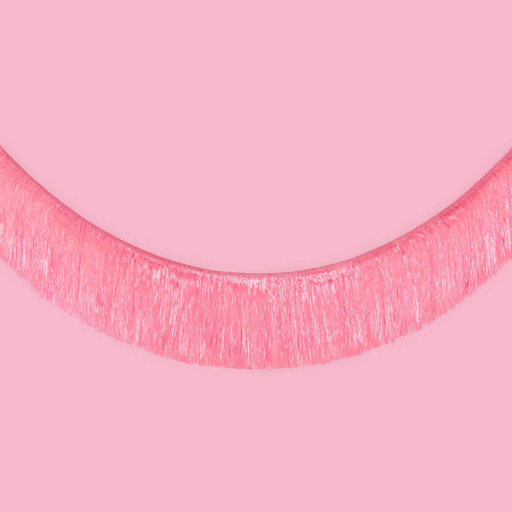 That's Hot Fringe - pink foil banner xo, Fetti Banners That's Hot Fringe - pink foil banner Bonjour Fete - Party Supplies