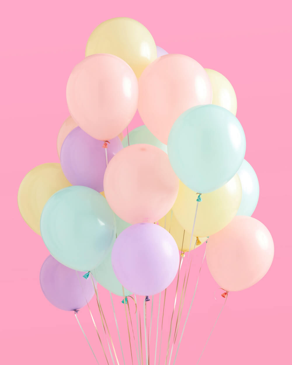 Pastel latex balloon bouquet