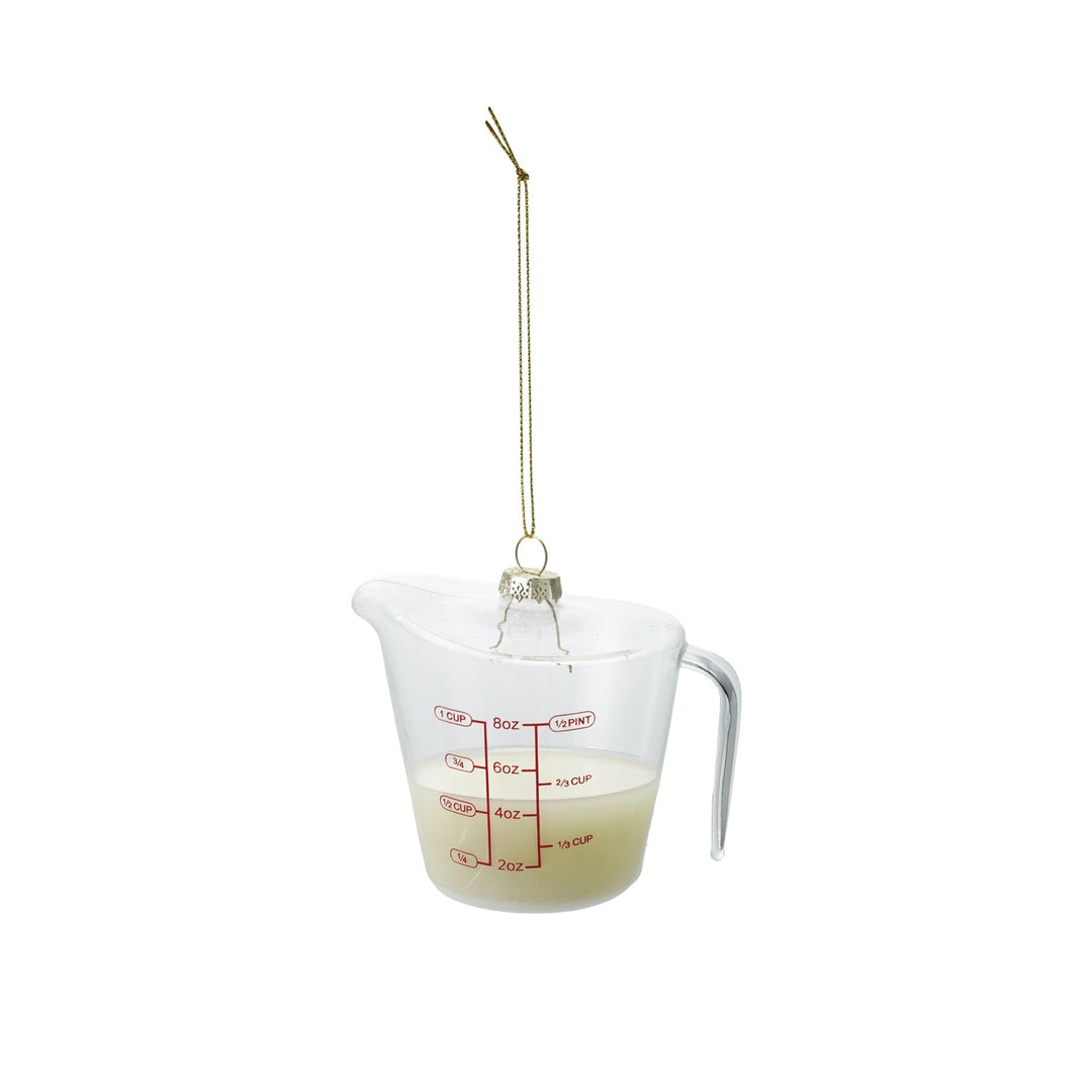 LIQUID MEASURING CUP GLASS ORNAMENT Creative Co-op LIQUID MEASURING CUP GLASS ORNAMENT Bonjour Fete - Party Supplies