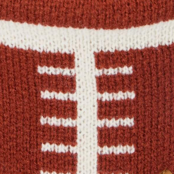 Football Knit Dog Bandana