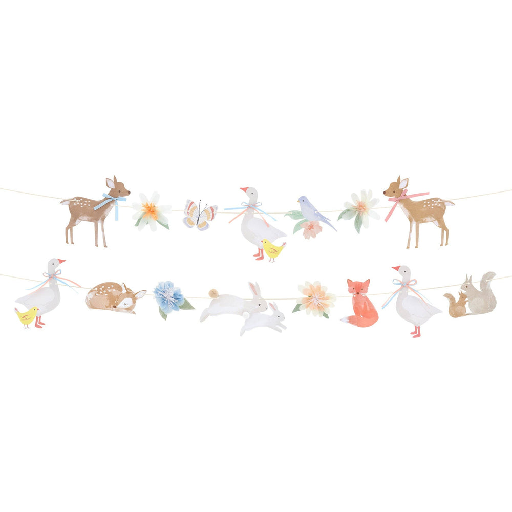 Little Animals Garland Set Meri Meri Little Animals Garland Set Bonjour Fete - Party Supplies