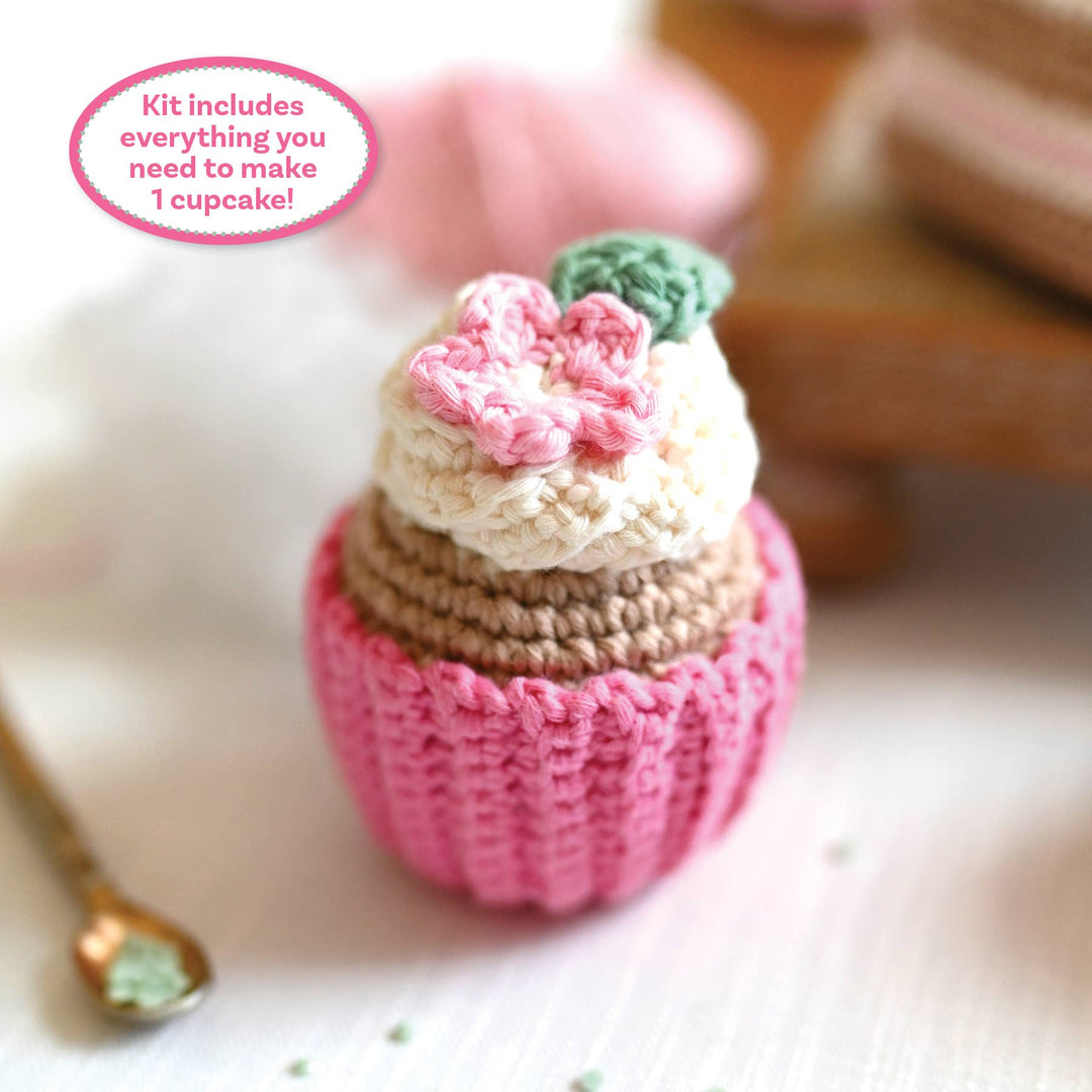 CUPCAKE CROCHET KIT Better Day Books CUPCAKE CROCHET KIT Bonjour Fete - Party Supplies