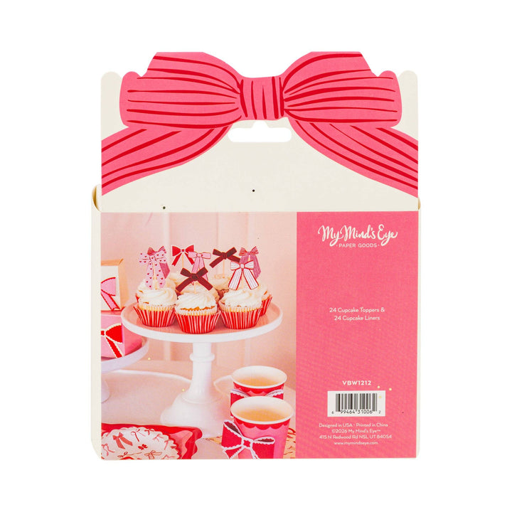 VBW1212 - Bow Cupcake Kit My Mind’s Eye VBW1212 - Bow Cupcake Kit Bonjour Fete - Party Supplies